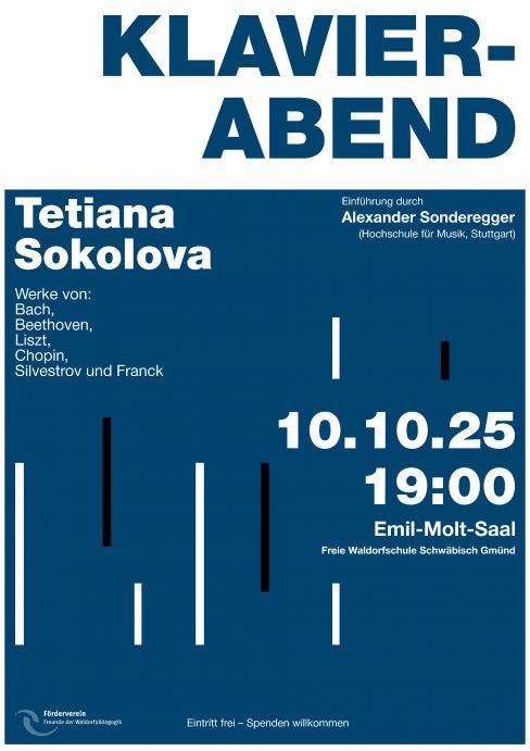 Plakat Klavierkonzert