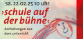 Schule auf der Bühne