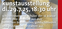 Kunstausstellung der 12. Klasse