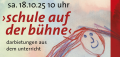 Schule auf der Bühne