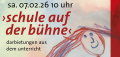 Schule auf der Bühne